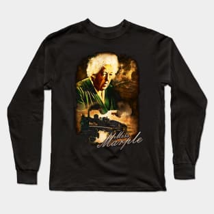 Margaret Rutherford Miss Marple Long Sleeve T-Shirt